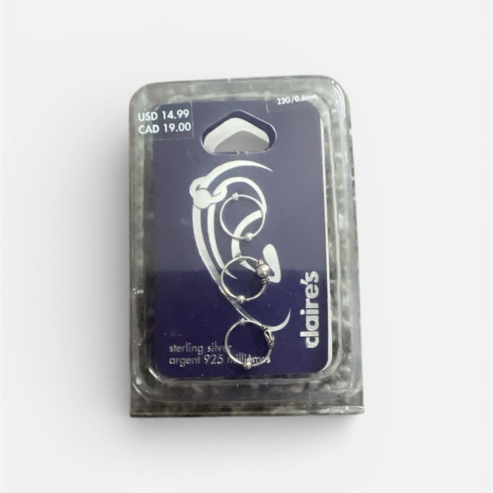 Claire's Sterling Silver Earring Set